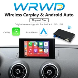 Wireless Carplay Android Auto Lossless Installation Interface For Audi A3 A4 A5 Q2 Q5L Q7 2014-2018 Rear Camera Car Play Module