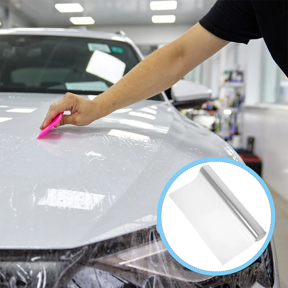 

2pcs 2 Rolls Car Body Protection Film Transparent Scratch Resistant Uv Proof For Cars Trucks Suvs Clear Vehicle Body Film Roll
