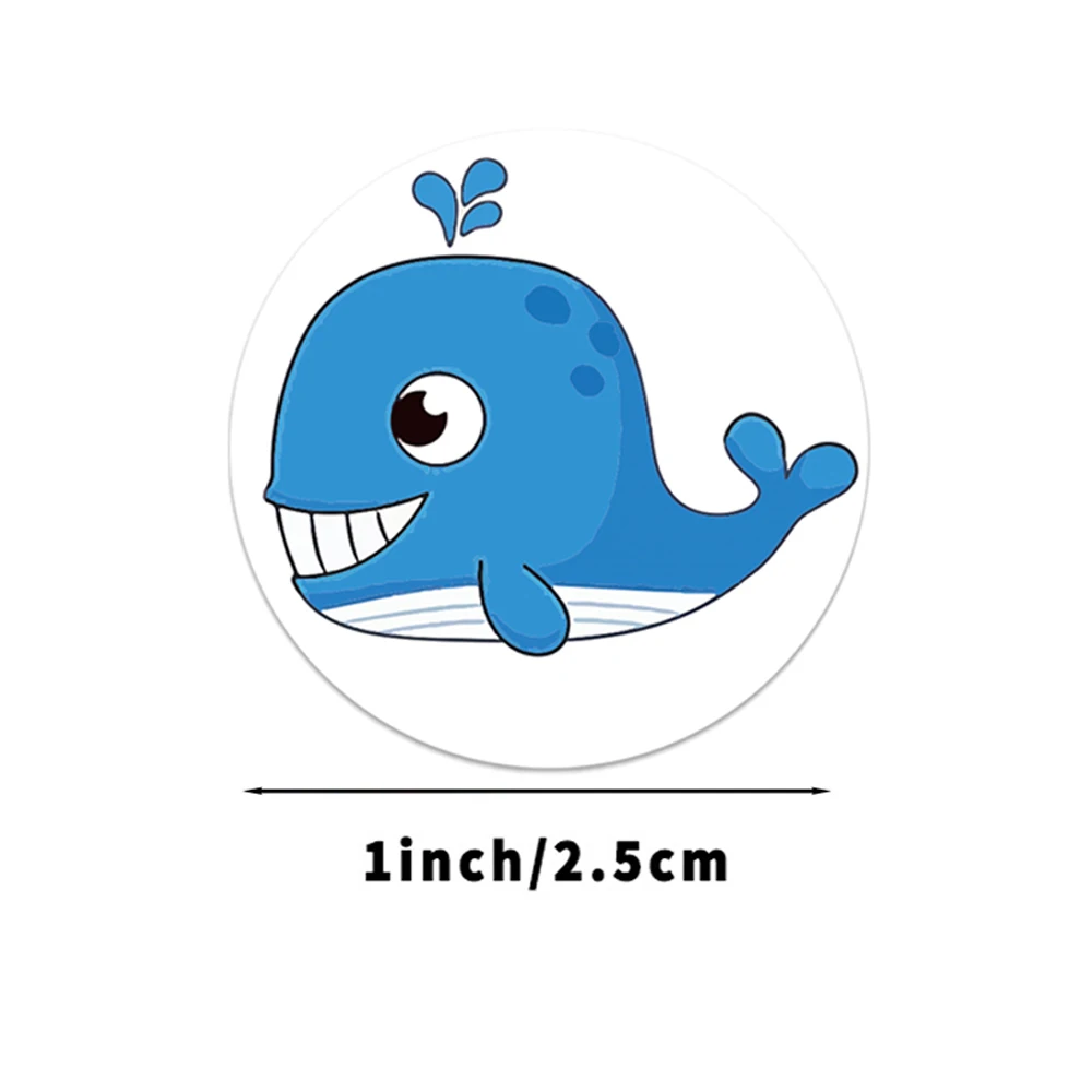 100-500Pcs Cartoon Panda Animals Sticker Cute Children Reward Stickers for Kids Classic Toy Decoration School Teacher Supplies