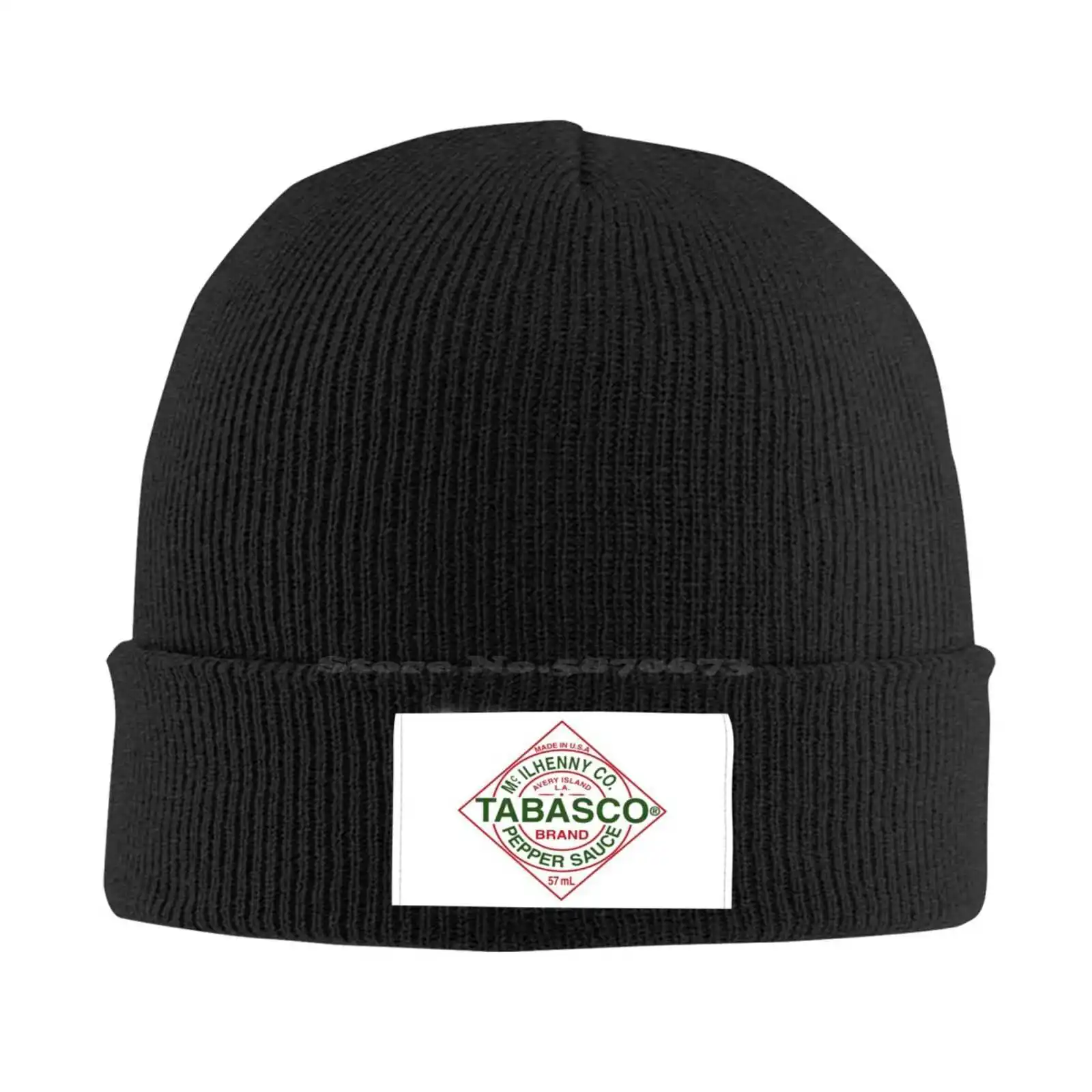 Tabasco-gorra de béisbol con estampado de logotipo, gorro de punto, informal