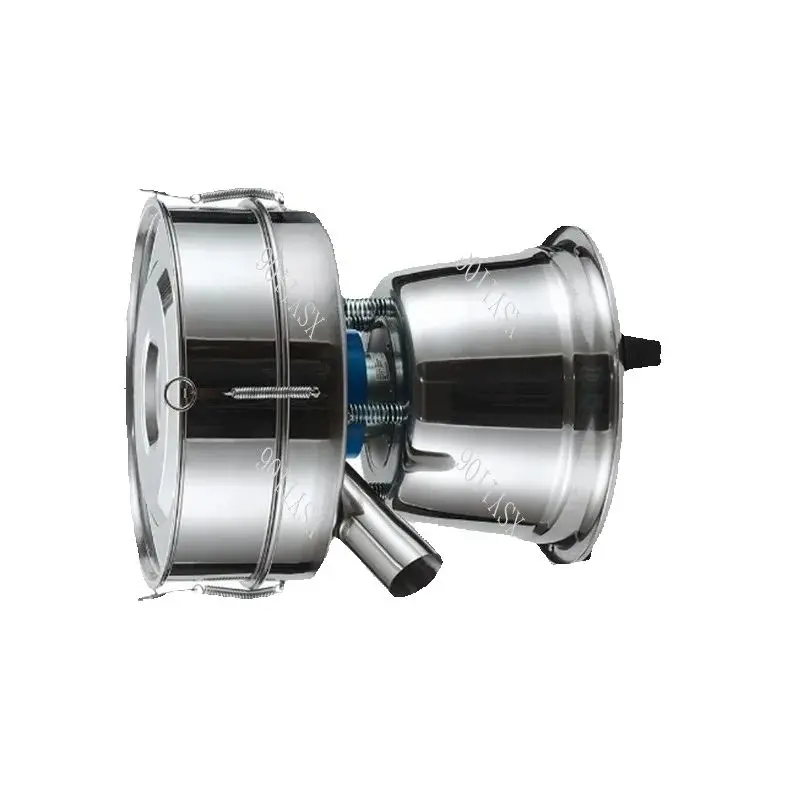 Small Electric Vibrating Sieve Machine Stainless Steel Powder Sifter for Herbal Wood Processing - Efficient Sifting Tool