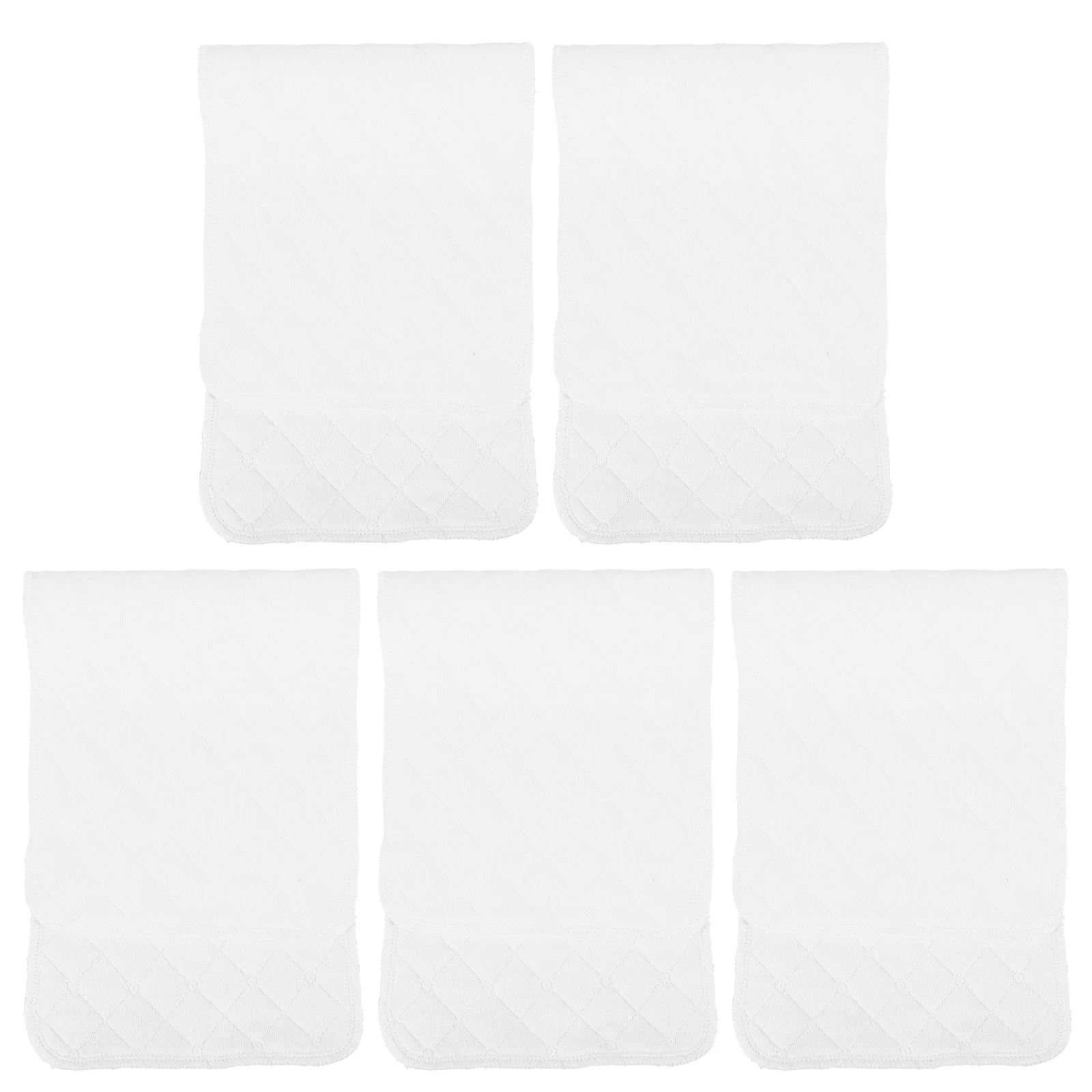 

5Pcs Cloth Diapers for Newborn Babies White Cotton Baby Diapers 3 Layer Reusable Nappies Newborn Washcloths for Sensitive Skin