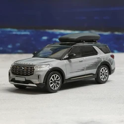 Diecast 1:64 Scale Explorer Alloy Camper Car Model Finished Product Simulation Toy Collection Gift Static Model Display