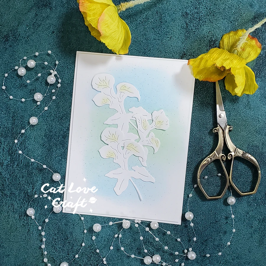 Catlove Calla Lily Flower Metal Cutting Dies Scrapbooking Stencil Die Cuts Card Making DIY Craft Embossing New Dies For 2022