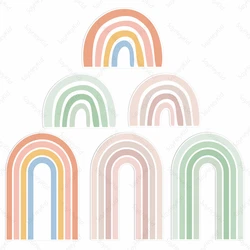 12/24/36Inch Boho Rainbow Party Decorations Kt Board Wedding Birthday Baby Shower Hippie Party Decor Backdrop Photo Props