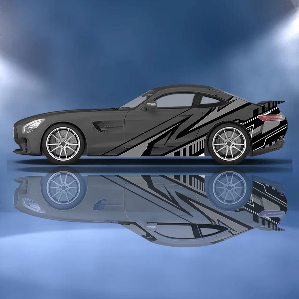 

Racing Technology Lines Car Vinyl Wraps Decal Self-adhesive PVC Sticker Suitable for Trucks SUV Decoration Auto Accessories Gift