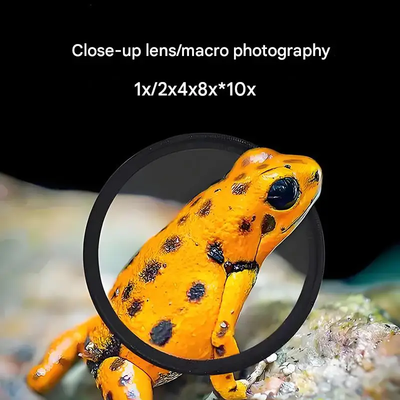 فلتر عدسة ماكرو قريب لكاميرات SLR والهواتف الذكية - فلتر مكبر عالي الدقة للتصوير الفوتوغرافي الماكرو