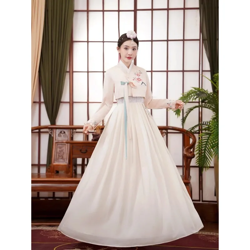Korean ethniccostumes womens Hanbok ethnic minority costumes Princess Yanji traditional Korean court costumes adult performances