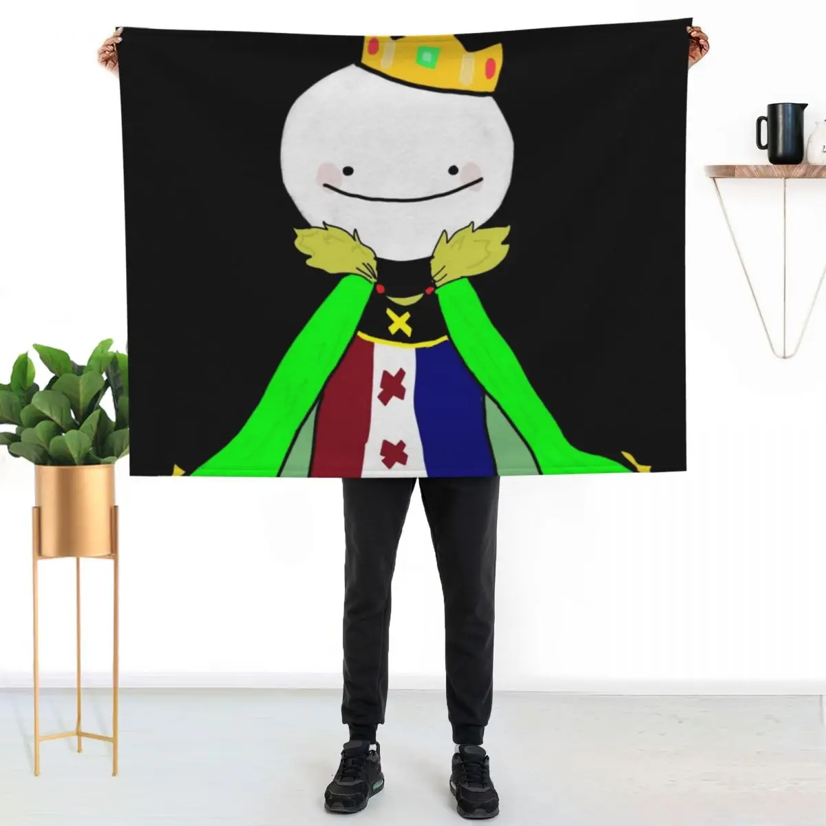 

Dream smile merch - Dream smp flag Throw Blanket Versatile Cozy Throw Blanket for All Occasions