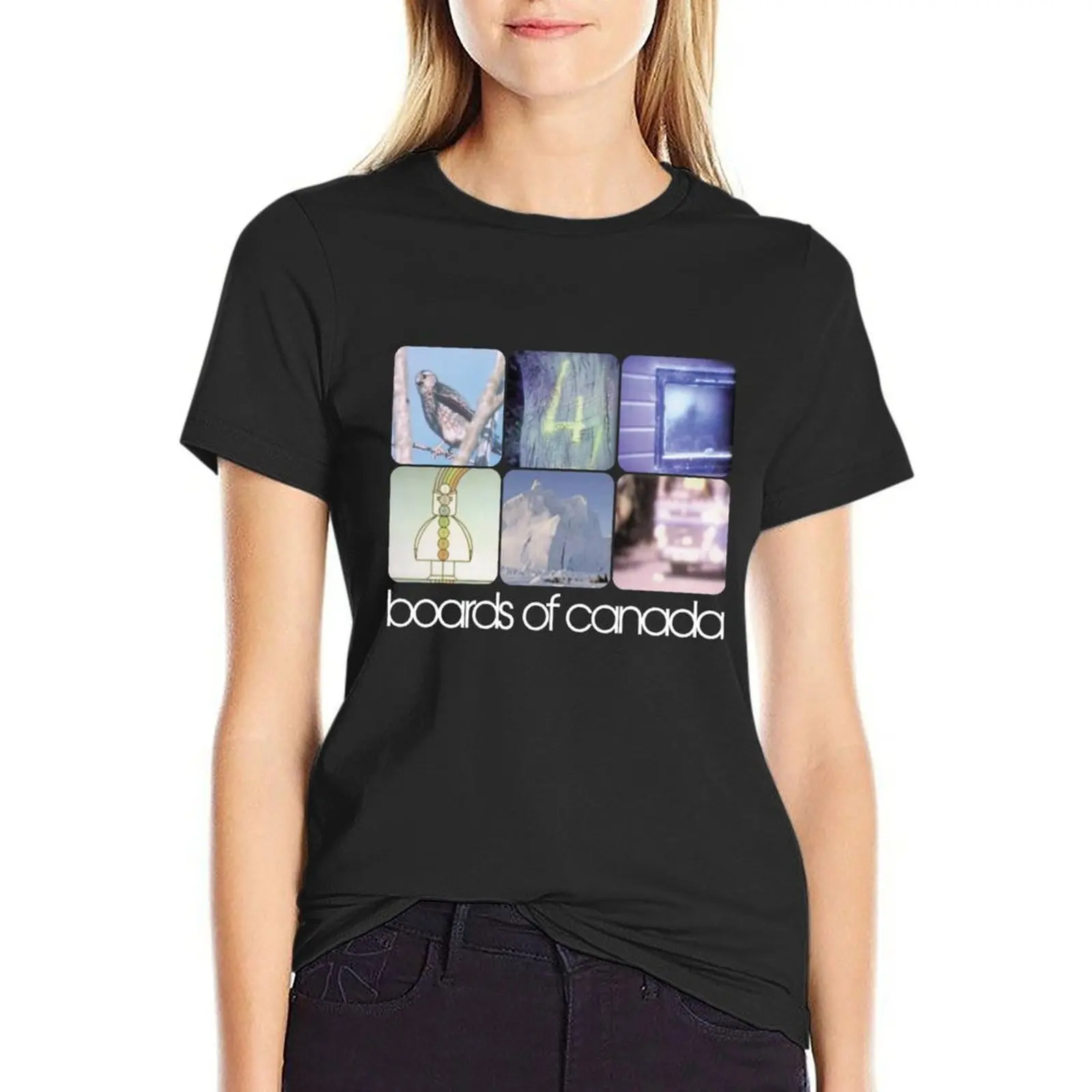 Boards of Canada In A Beautiful Place Out In The Country T-Shirt heavyweights summer top Women clothing