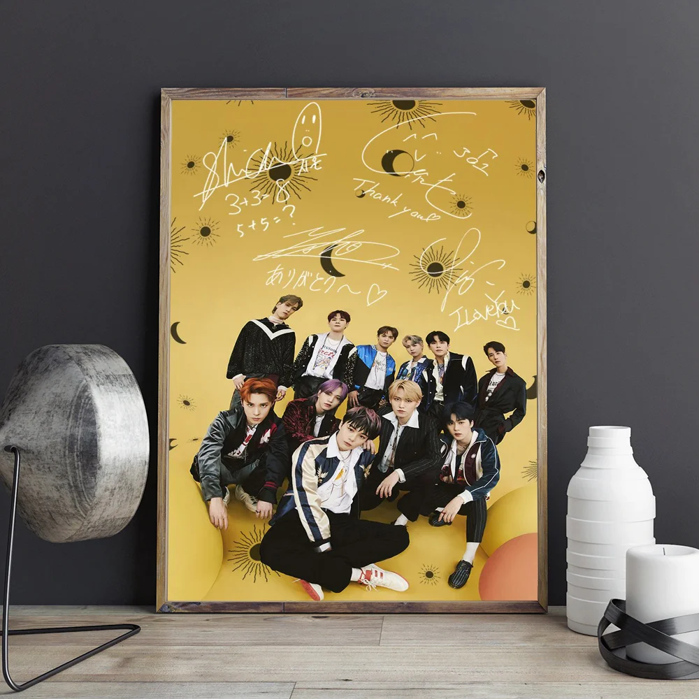 J-JO1 Where Do We Go Concept Classic Vintage Posters Decoracion Painting Wall Art White Kraft Paper Kawaii Room Decor