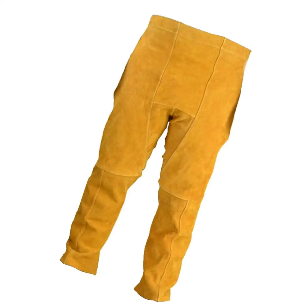 Thicken Leather Welding Trousers Protective Clothing Accessories for Welder