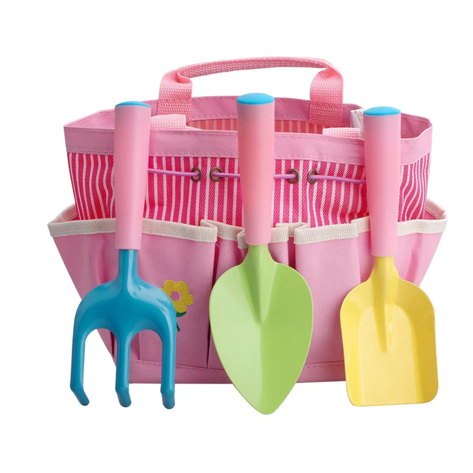 Kids Gardening Tool Set Painting Accessories Summer Activities Sturdy Tote Bag Sand Playset for Boys Children Preschool Girls