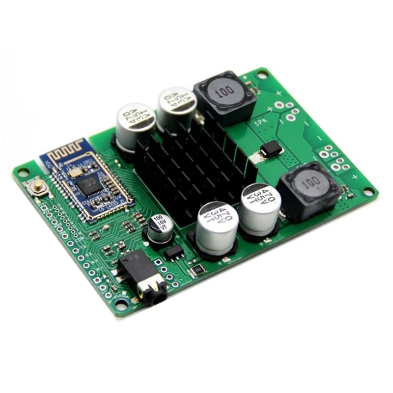 

100W Bluetooth 5.0 TPA3116 Power Amplifier Audio Board Amplificador AUX Mono Speaker Amp Support Serial Port Rename TWS