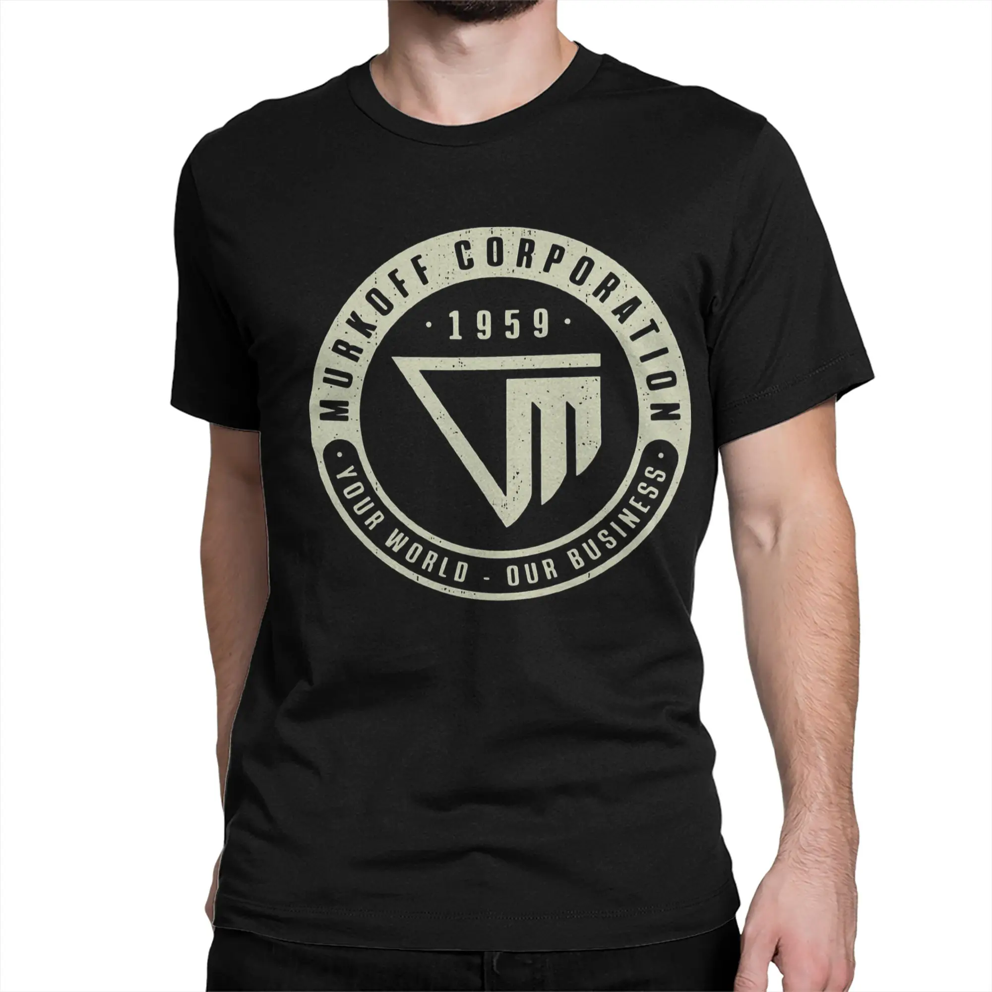 Outlast Trials Murkoff Corporation Emblem T Shirt for Men Women Cotton T-Shirt Crewneck  Tees Short Sleeve Clothes Plus Size