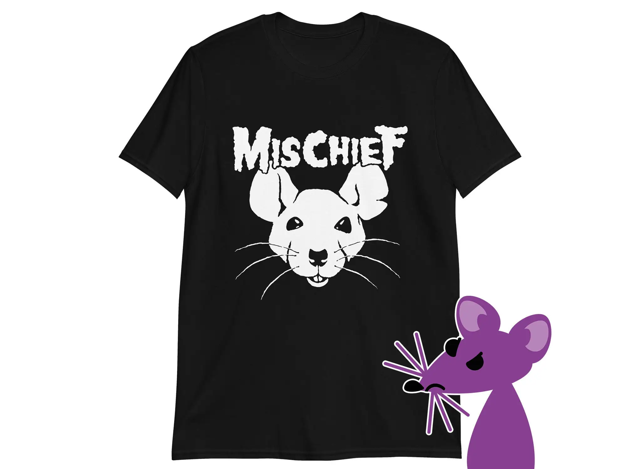 

Rat Parent Apparel Mischief T Shirt Alternative Mom Pet Misfits Satire