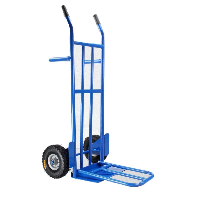 

Aluminum Heavy-Duty Industrial Foldable Handcart Suitable For Warehouse Supermarket Transportation And Mobility