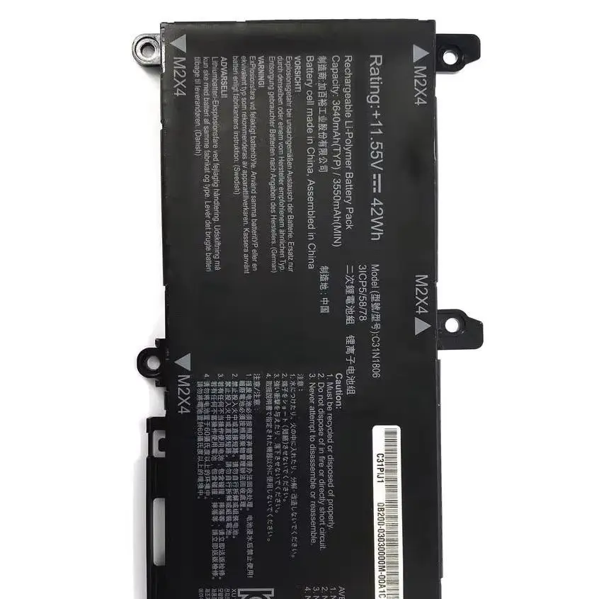 

For ASUS VivoBook S13 S330F S330UA S330FN X330 X330FL X330UA K330 R330 C31N1806 Laptop Battery