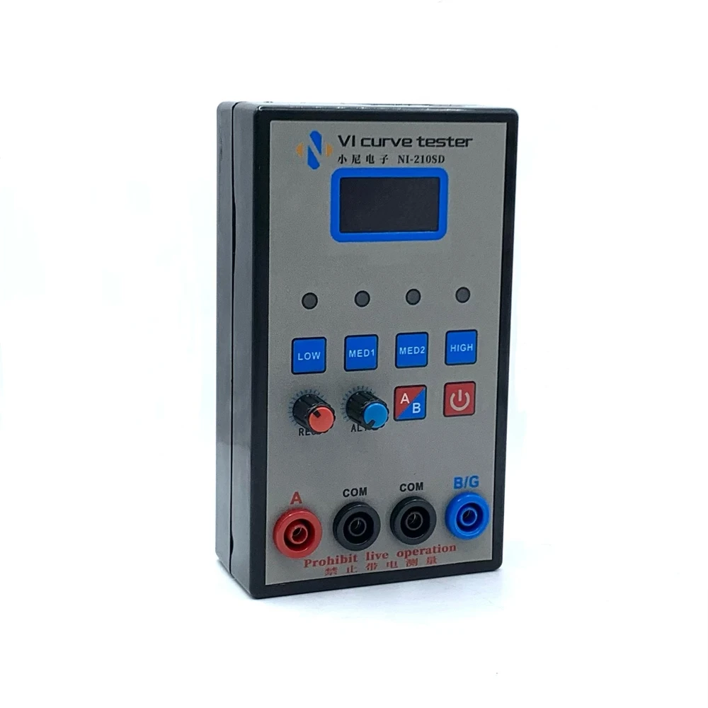 OLED Display 2 Channel Handheld VI Curve Tester ASA Circuit Board Online Repair Tester 4 Frequency Adjustable