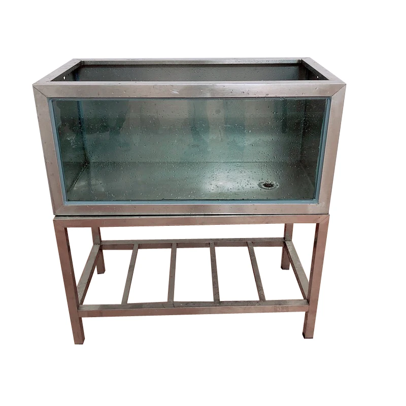 

Stainless steel beautiful view glass living room balcony household turtle climbing pet fish tank large water tank goldfish koi p
