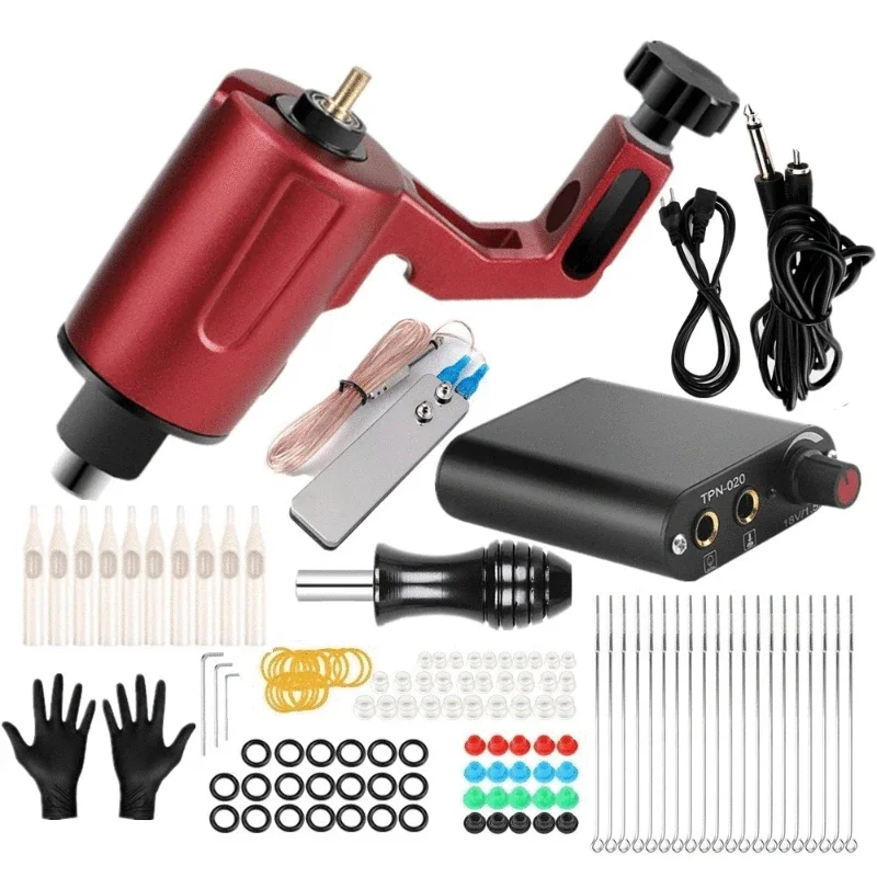 Sale of professional tattoo machine kit Practice of using motor in high-quality tattoo equipment kit