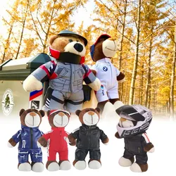 Mini Motorcycle Helmet Doll GS Dolls Model Small Ornament Decoration Doll Small Pet Cat Helmet Doll Rally Motorcycle Bear Helmet