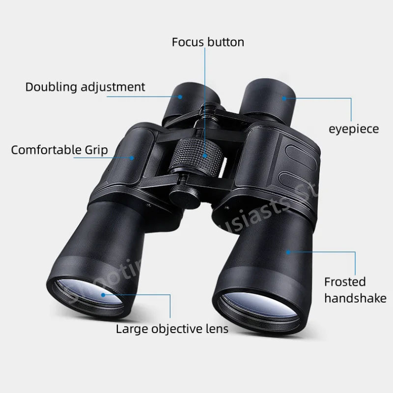 Professional Hunting and Tourism Telescope Military 7x50 High-power Remote Dual Barrel Zoom High-definition Prism