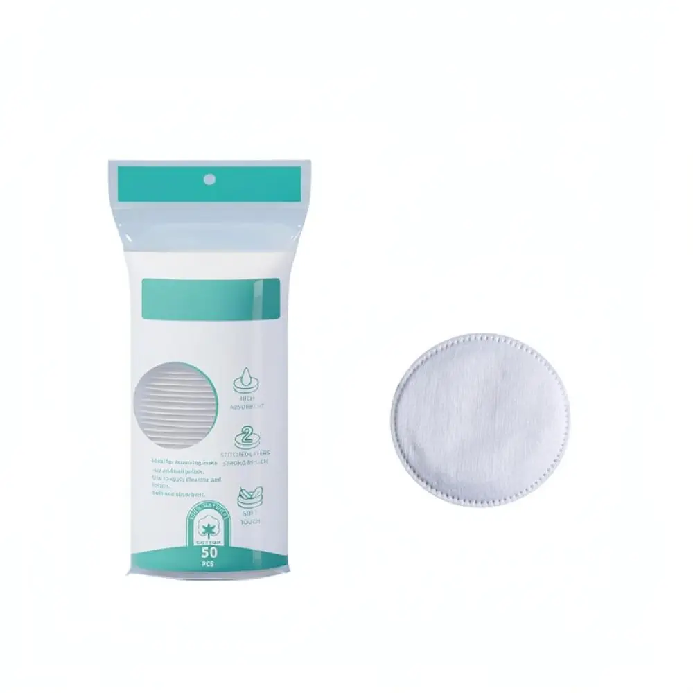 Premium Thickened Cotton Makeup Remover Pads Round Facial Wipes Embossed Soft Cleaning Accessory For Daily Beauty Skin Care