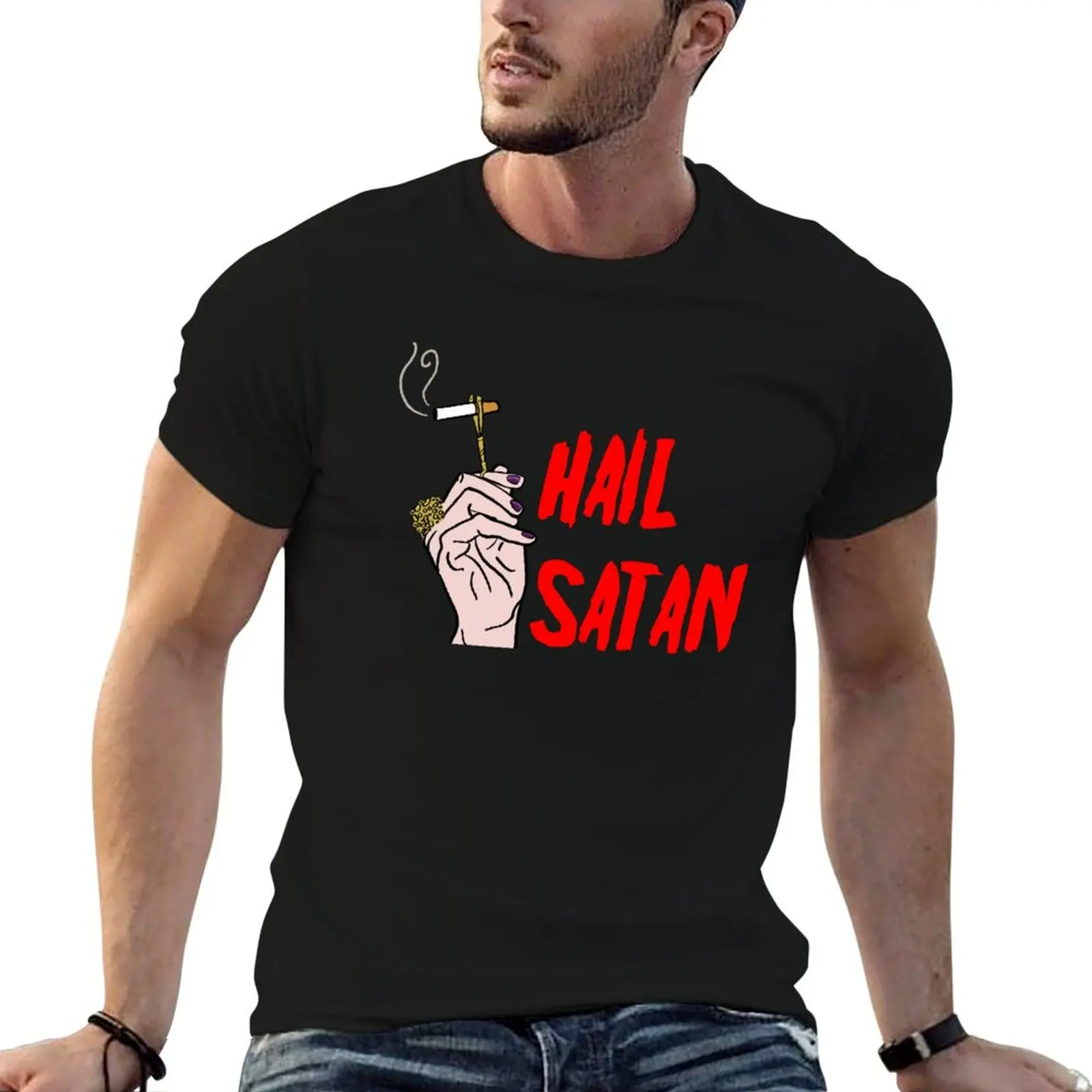 

Hail Satan (Zelda) T-Shirt man t shirts high quality luxury brand anime t shirts for man T-Shirt
