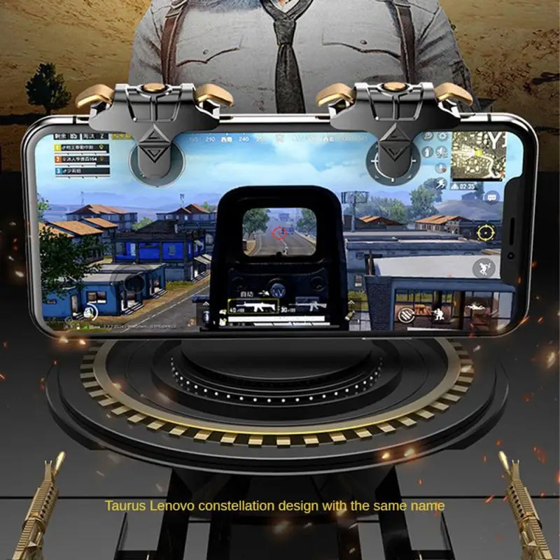 Eat Chicken Artifact Button Universal Black Gold Game Practical Accessories Mobile Gaming Trigger Two-way Keys Zinc Alloy Stable