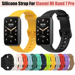 New Soft Silicone Sport Strap For Xiaomi Mi Band 7 Pro Silicone Replacement Wristband Smart Watch Bracelet  Straps Accessories