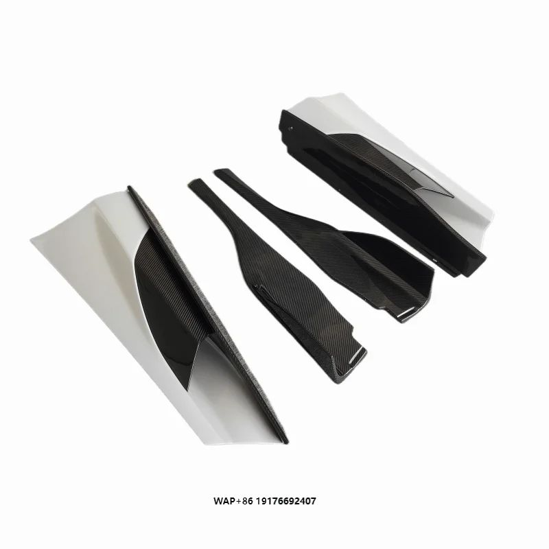 

for McLaren 720S Modification and Upgrade 765lt Style Dry Carbon Fiber Side Skirts Four Piece Body Kit