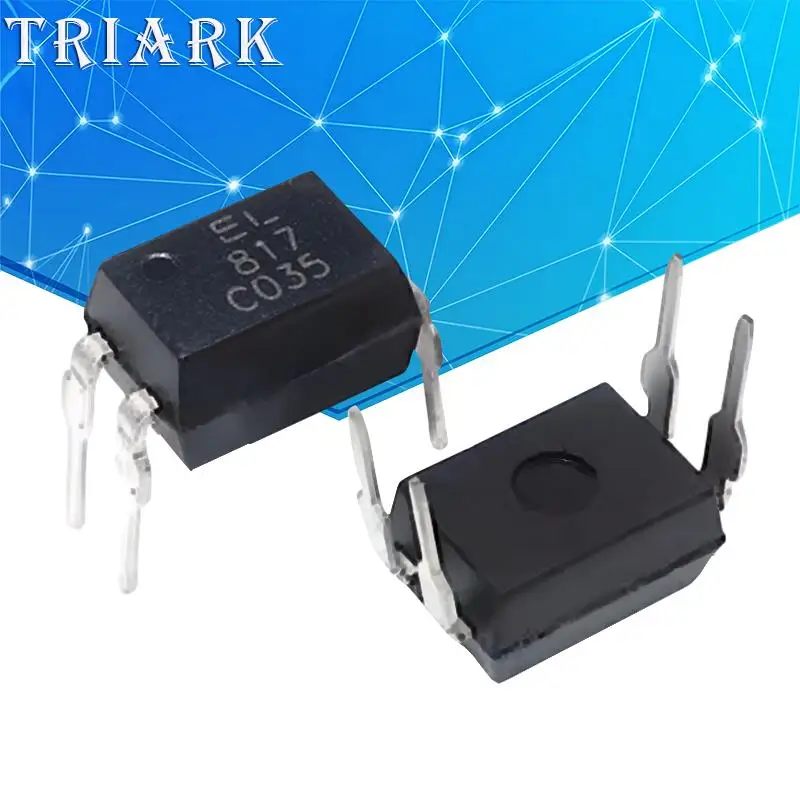 50-100PCS/LOT  New PC817C 817C EL817 5v Optocoupler FL817C PS817C DIP4 DIP Opto Coupler Optical Isolation IC Chip