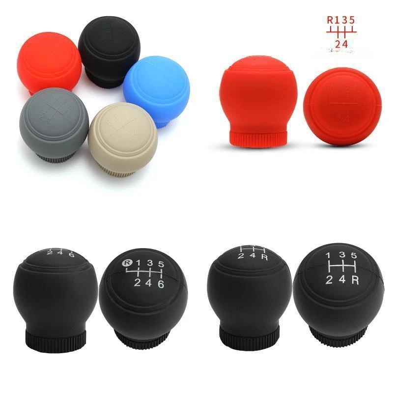 

Universal Car Gear Shift Silicone Cover Gear Lever Protective Cover Dustproof and Waterproof Handle Anti-slip Manual Gear Lever