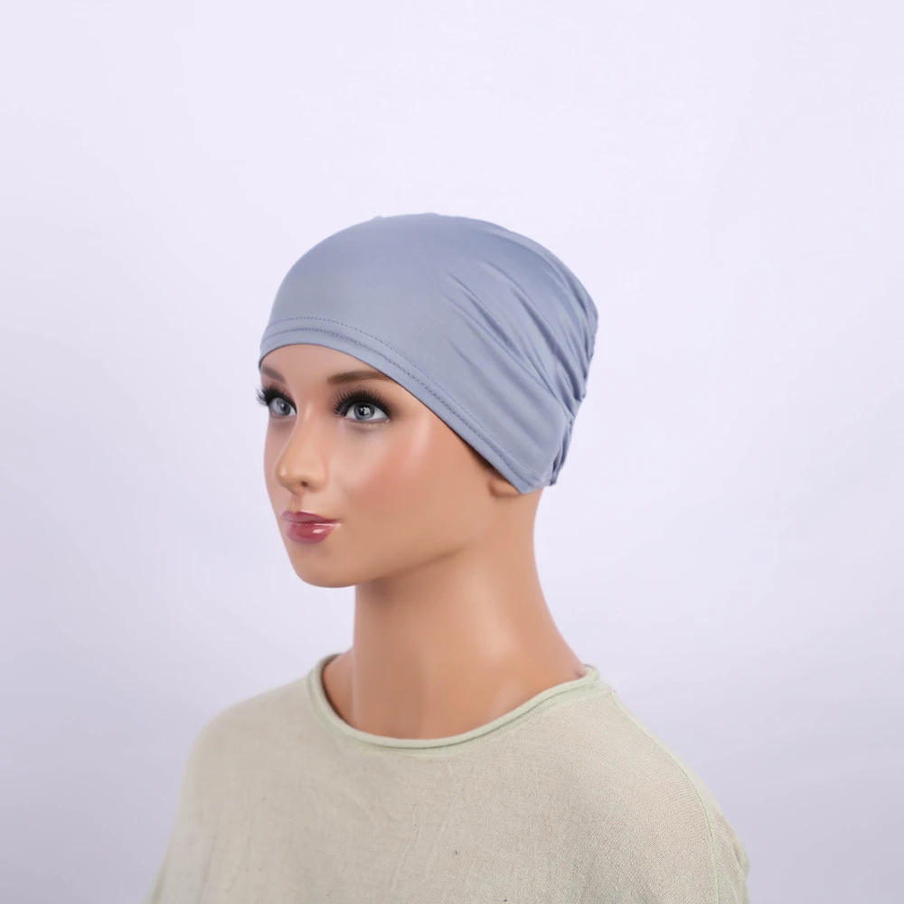 Muslim Inner Caps Hijab for Women Solid Soft Instant Turban Hats High Quality Ladies Breathable Headscarves Shawl Wraps RIMAIRE