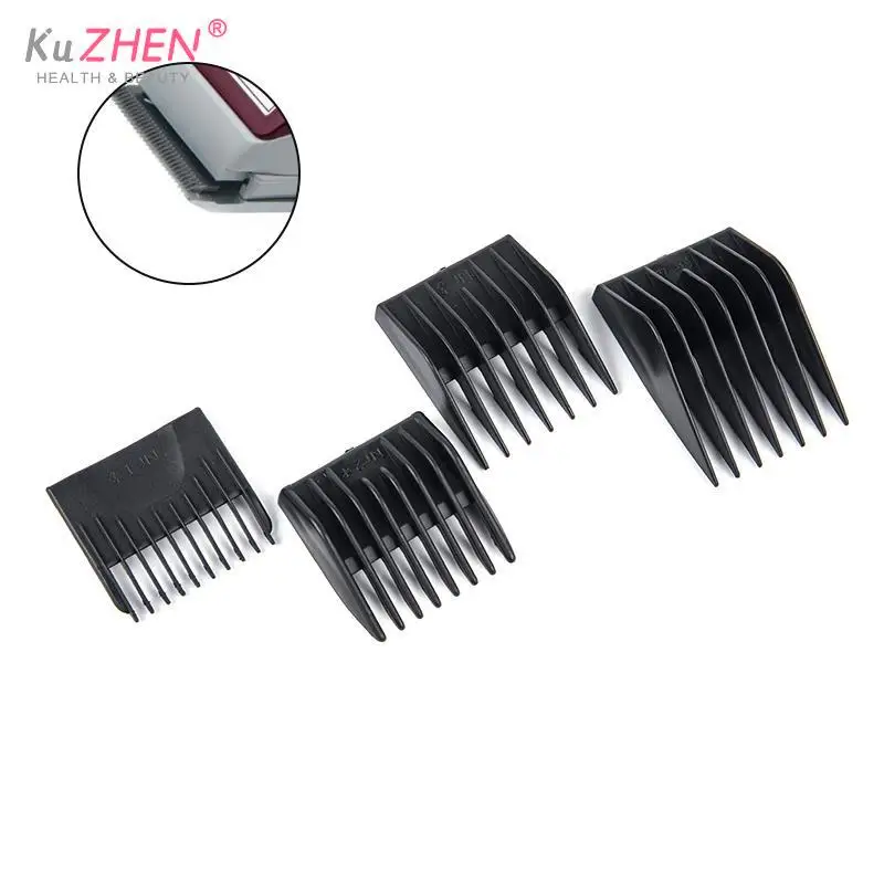   2/4pcs/Pack Barber Hair Clipper Limit Comb Replacement Guide Comb For 1400 Series Barber Caliper Teeth Shaving Limit Combs