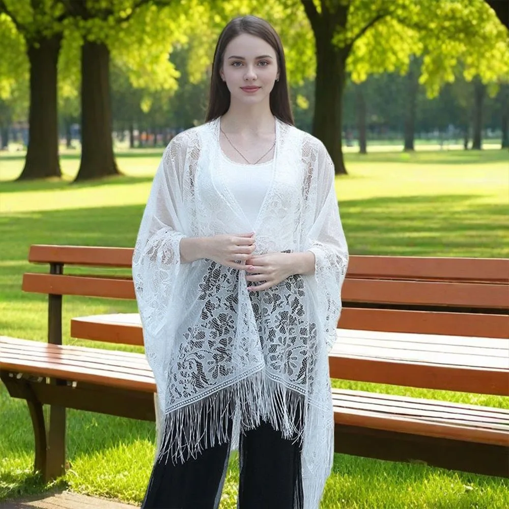 

Модное летнее пляжное платье-накидка с цветочным кружевом, свободного кроя, для женщин, для отпуска, как защита от солнца, для ношения поверх купальника