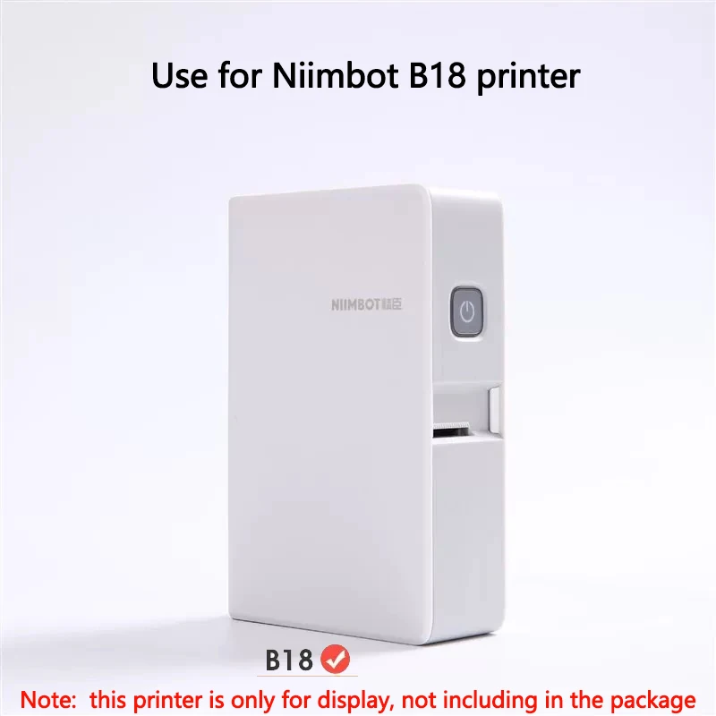 Niimbot B18/N1 Silver Laser Label Silver Self-Adhesive Heat Transfer Label Printing Paper Price Stickers Silver Device Sticker