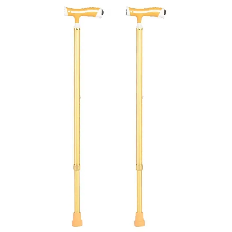 Rubber Tip Aluminum Alloy Telescopic Cane for Elderly 250 lb Capacity Customized Color