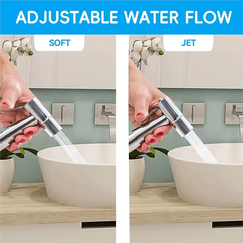 Portable Handheld Bidet-Adjustable Pressure Ideal For Personal Hygiene, Travel& Home Use