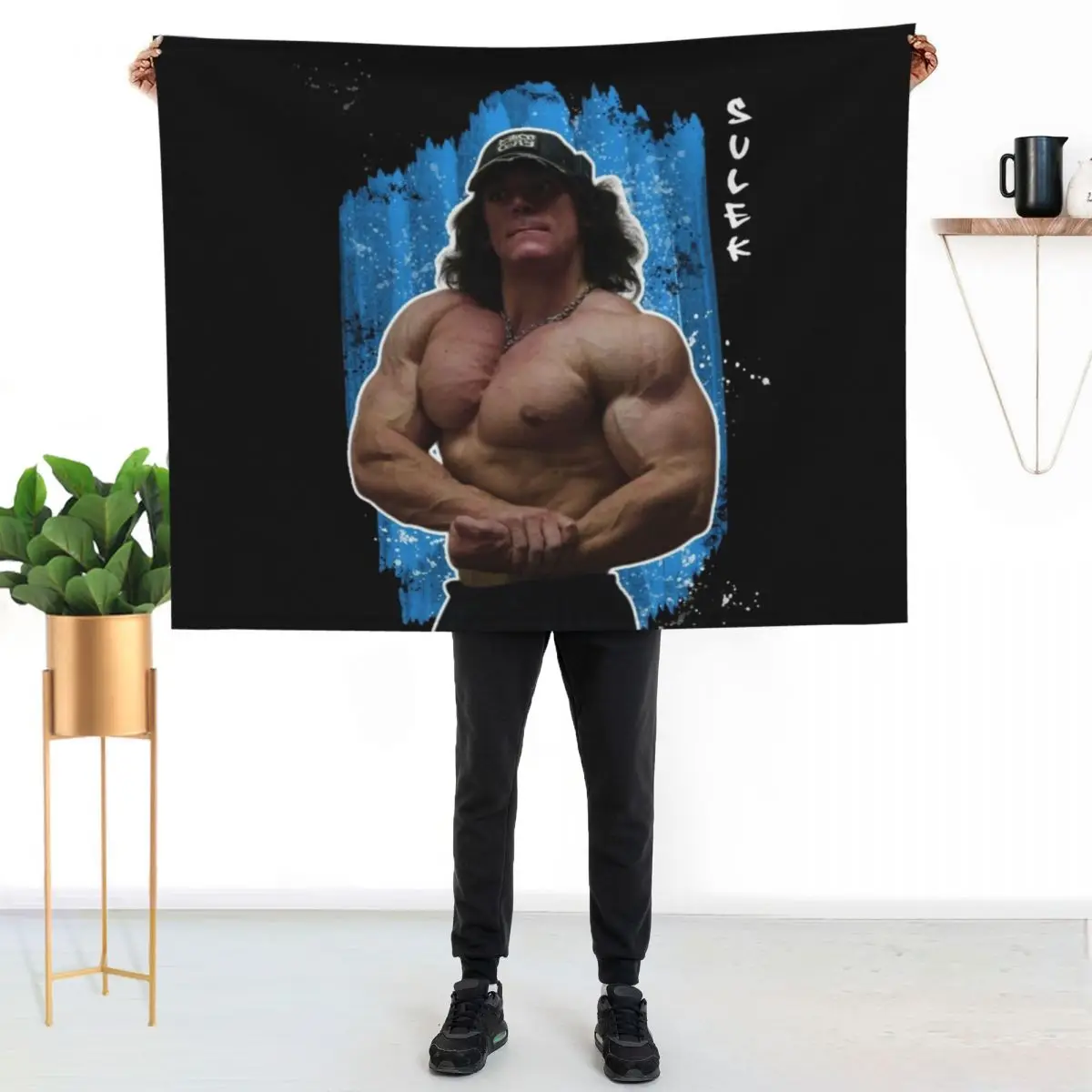 Sam Sulek Aesthetic Motivation Throw Blanket Loose Thermal For Baby funny gift Furry Vintage Blankets