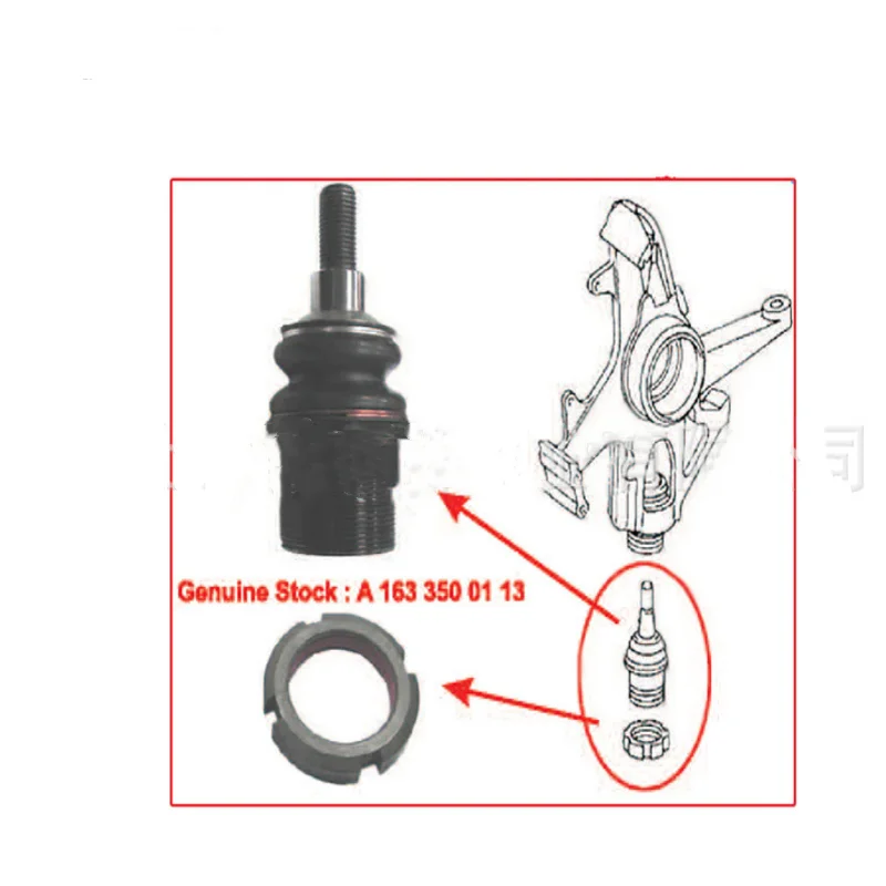 W163 W164 Chassis Comb Nut Sleeve Slotted Nut Ball Joint Disassembly Bearing Tool