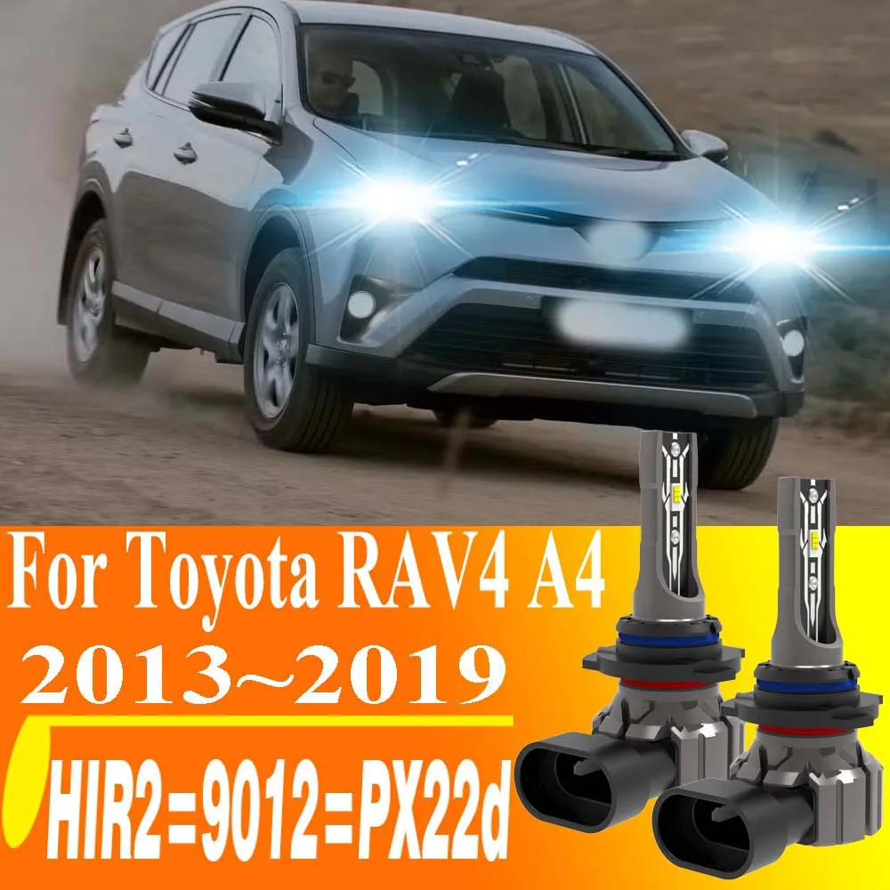 

2pcs HIR2 9012 PX22d Led Headlight Canbus No Error Car Bulb High Power White Light Diode Lamp 12v For Toyota RAV4 A4 2013~2026