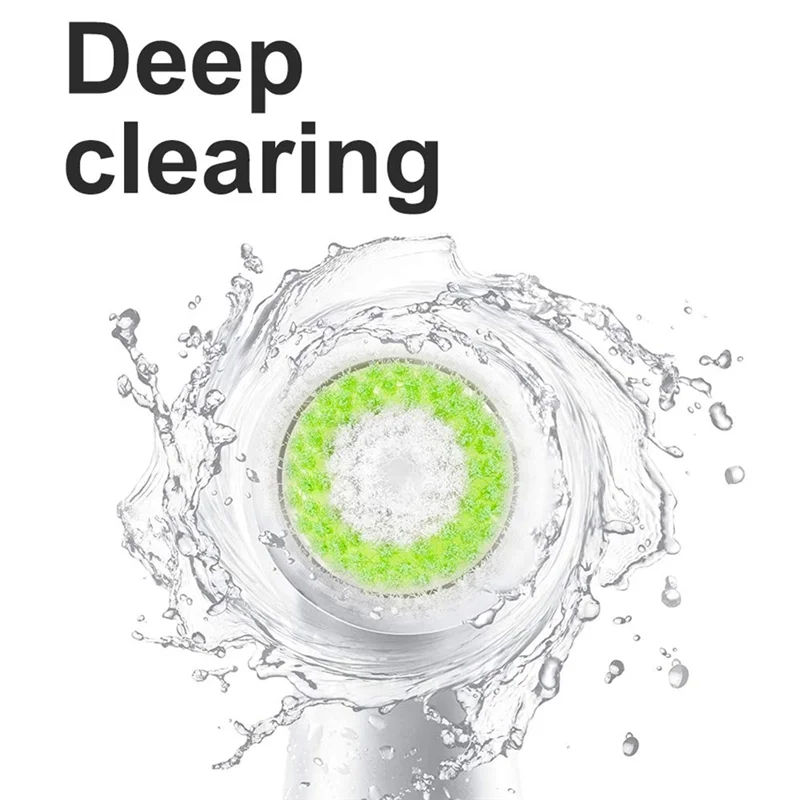 A23F-Replacement Facial Brush Head Set For Clarisonic Mia 1, Mia 2, Mia Fit, Alpha Fit, Smart Profile Uplift - 4 Units