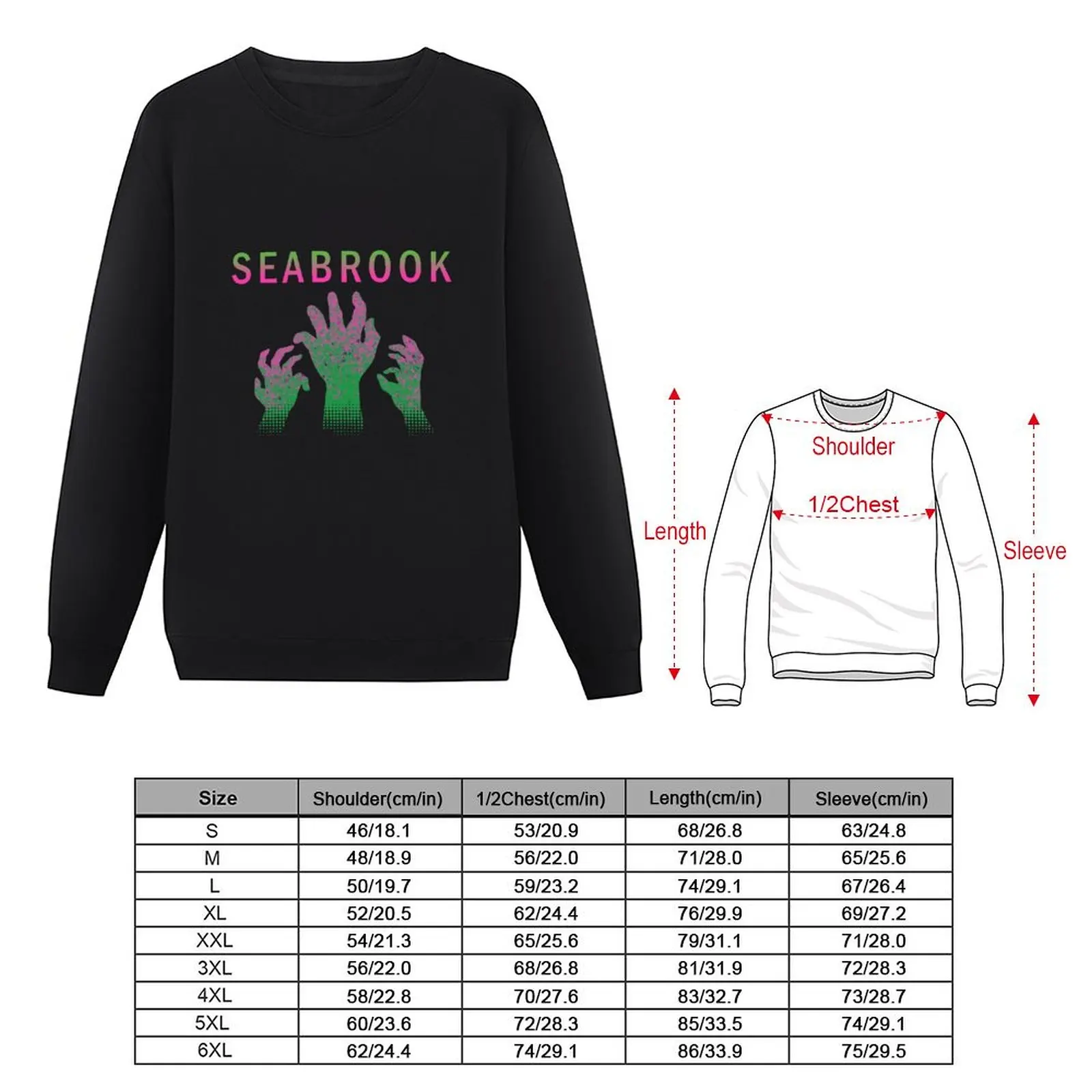 Seabrook Pullover Hoodie korean clothes mens designer clothes men wear anime clothes anime sweatshirt