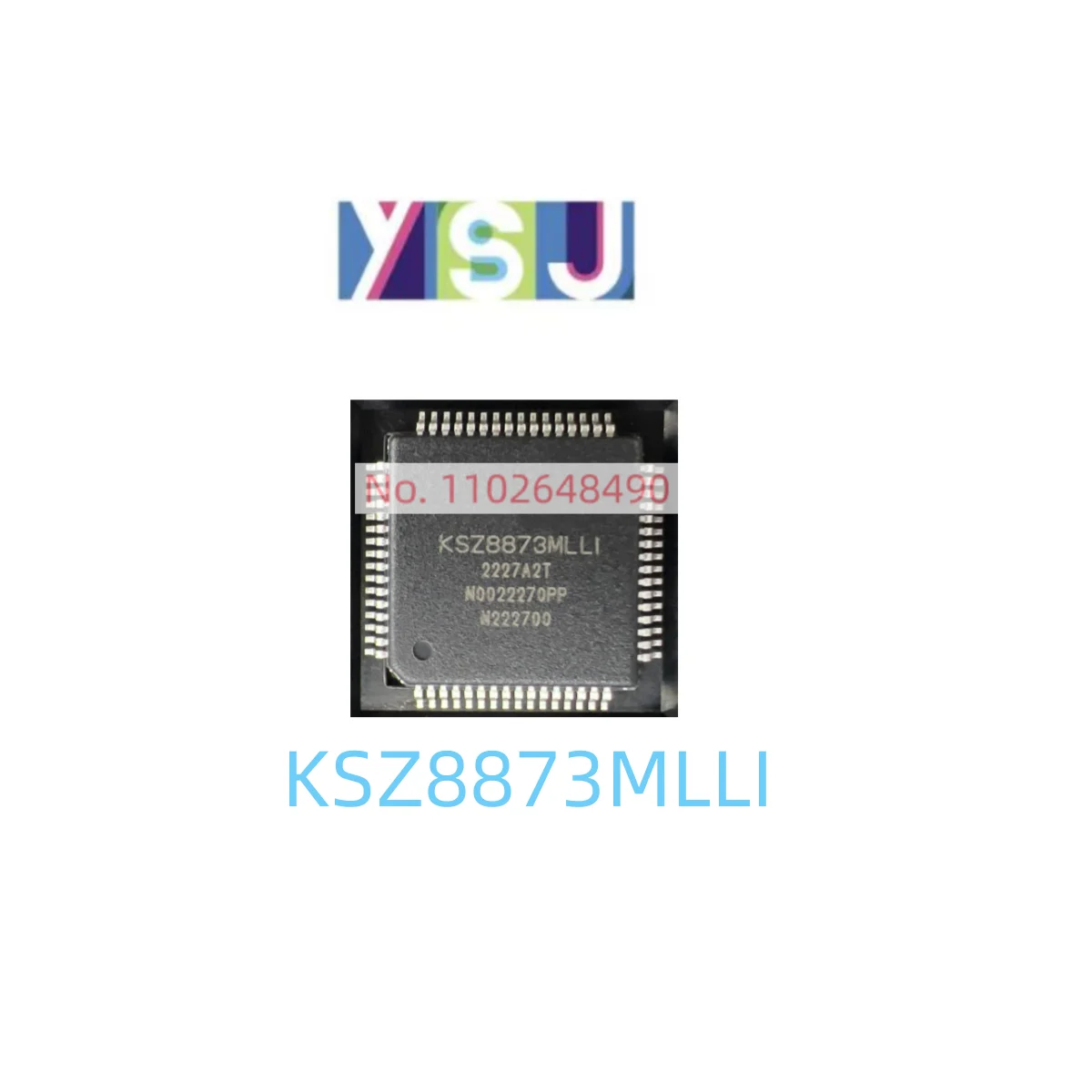 

KSZ8873MLLI IC Brand New Microcontroller EncapsulationLQFP64