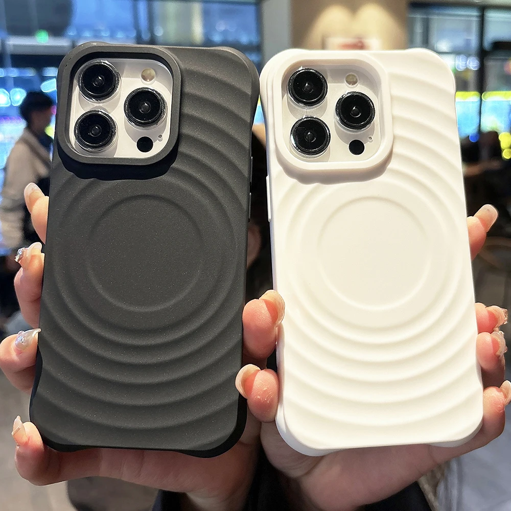 

Soft TPU Fashion Phone Case For iPhone 13 Funda iPhone 16 15 14 12 Pro Max Plus 15promax Magnetic Shockproof Bumper Cover Coque