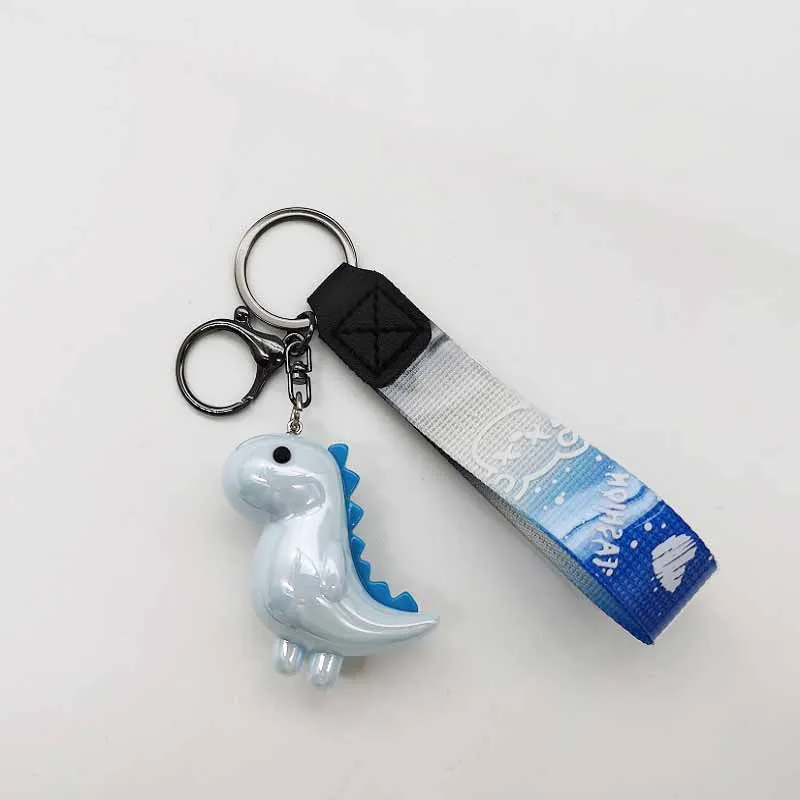 Cute Bear Keychain With Strap The Best Car Key Keyring Animal Bag Backpack Key Chain Charm Pendant Accessory Gift For Friend