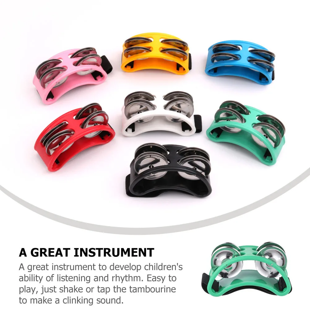 กระดิ่งเท้า เครื่องดนตรีเพื่อการศึกษาสำหรับเด็ก เครื่องดนตรีจังหวะ เครื่องดนตรีเคาะจังหวะ กระดิ่งเท้าสำหรับเด็ก เครื่องดนตรีบนเวที