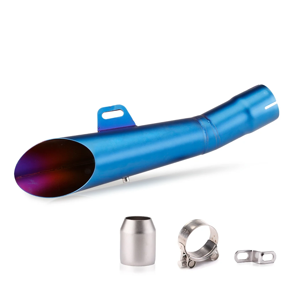 Universal 51MM Motorcycle Exhaust Pipe Racing Streetbike R6 Exhaust Muffler For R3 MT09 ADV350 Crf150 Gsxr150 Z900